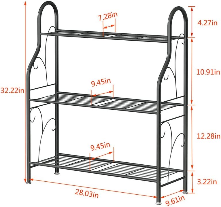 Metal Corner Plant Display Stand