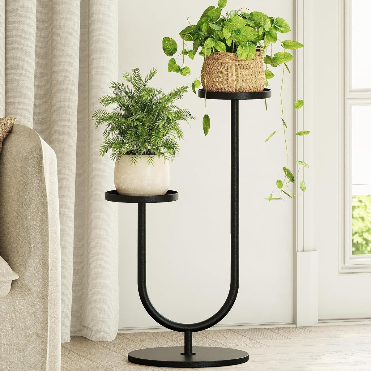 Metal Corner Plant Display Stand