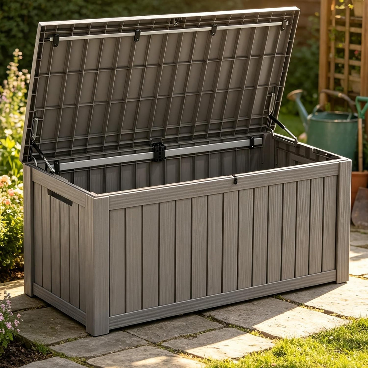 Large Outdoor Resin Storage Deck Box