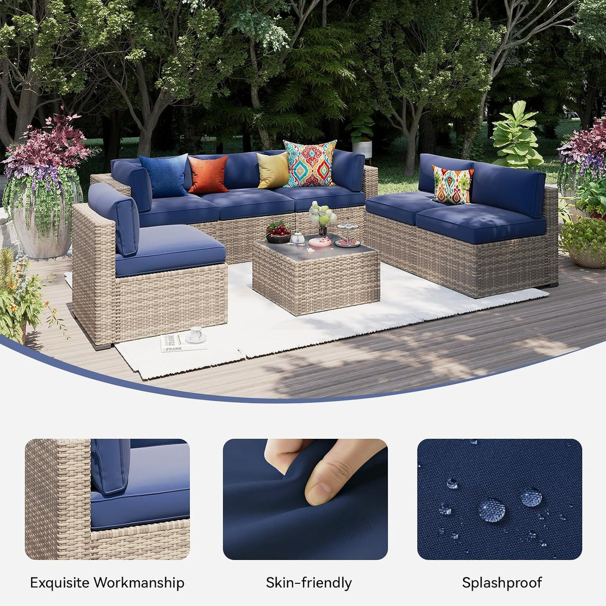 Waterproof Outdoor Furniture Cushion Covers