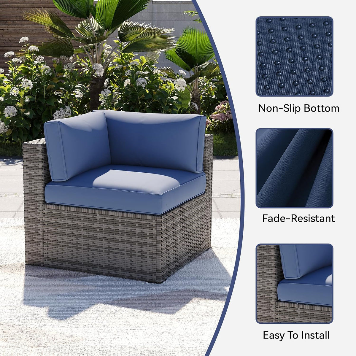Waterproof Outdoor Furniture Cushion Covers