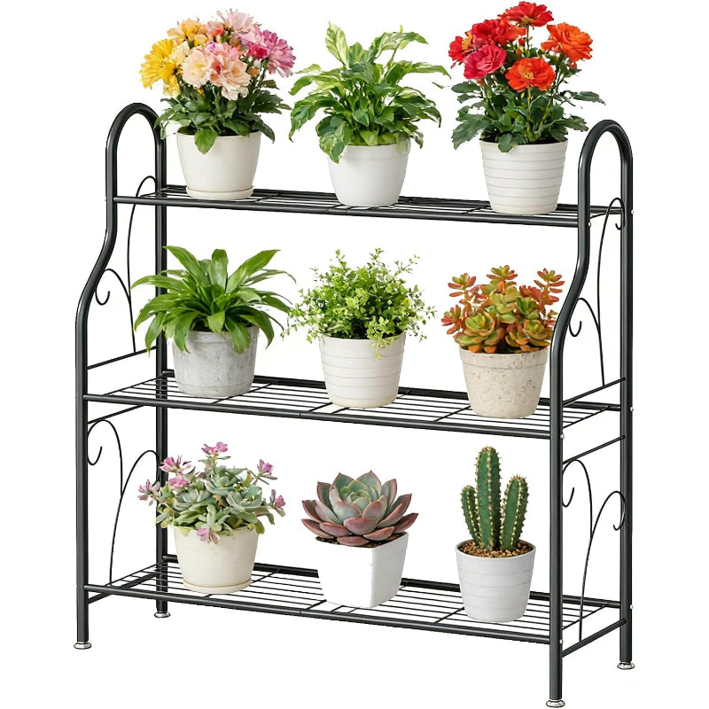 Metal Corner Plant Display Stand